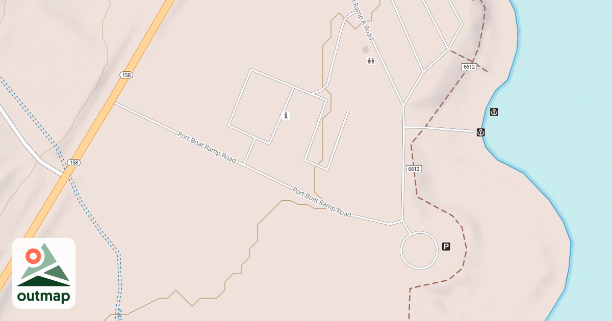 Map of PORT BOAT RAMP