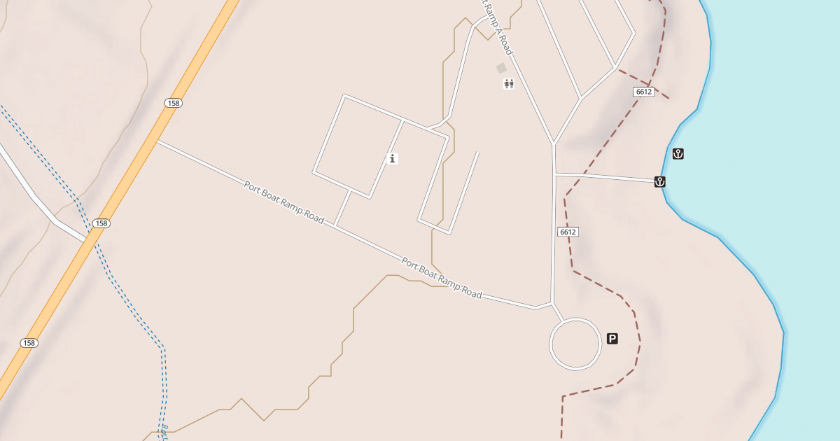 Map preview of PORT BOAT RAMP