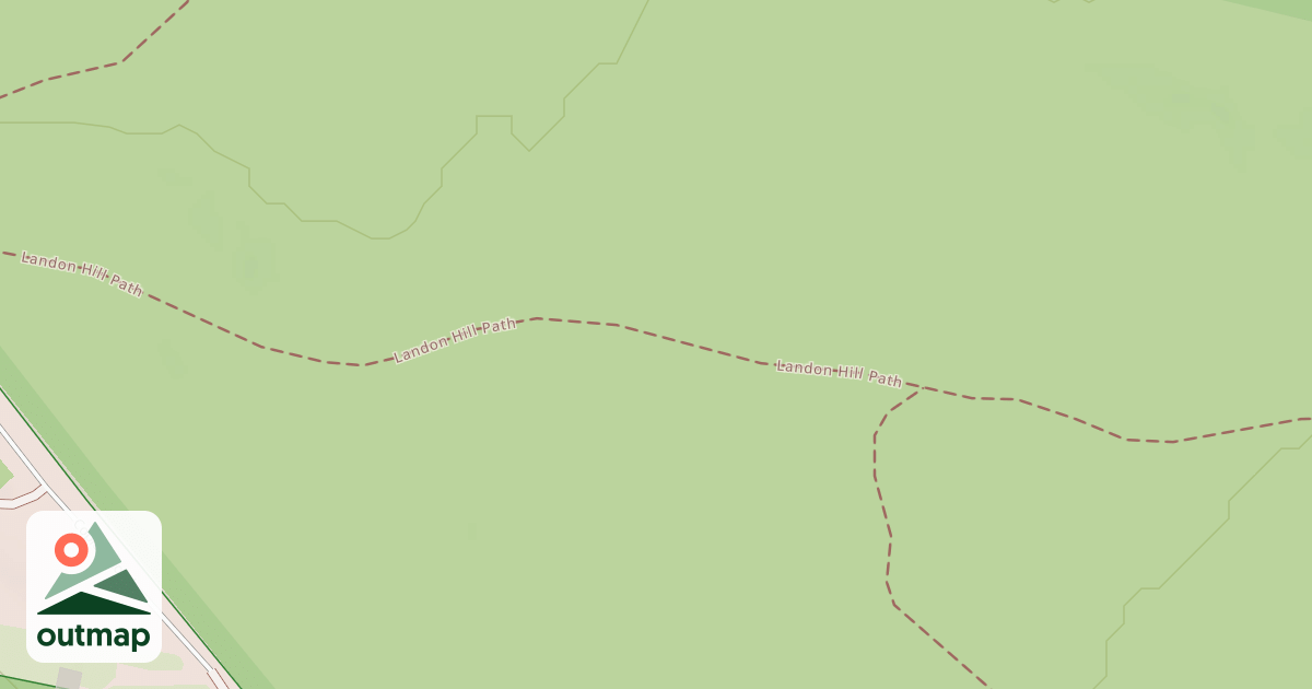 Map of Landon Hill Path