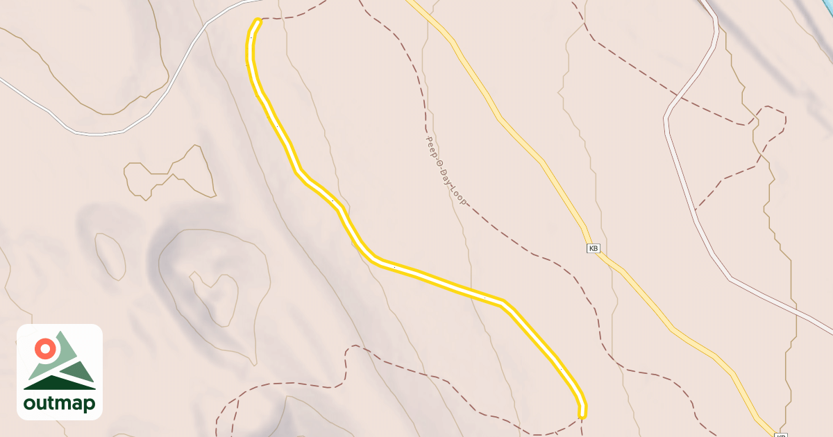 Map of Peep-O-Day Loop