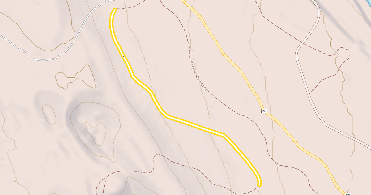 Map preview of Peep-O-Day Loop