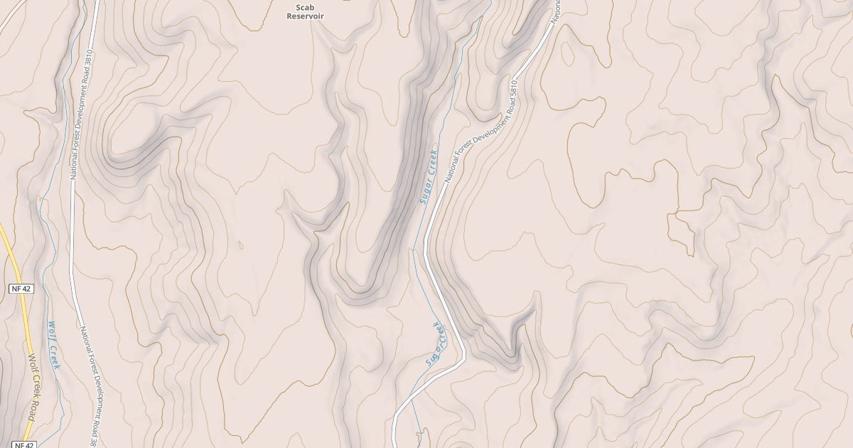 Map preview of USFS Motor Vehicle Use Map Roads {3D8C2ED3-68CB-4A9D-95D0-0F63215547D3}