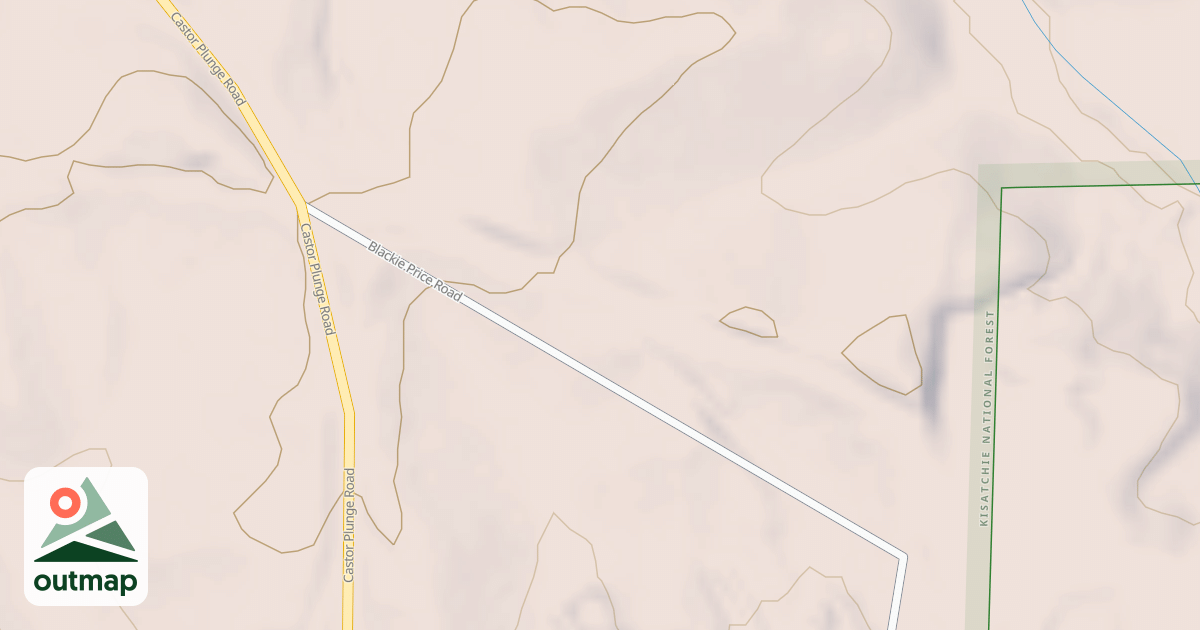 Map of USFS Motor Vehicle Use Map Roads {7FFEB497-3628-4F3A-92BA-86A520E08F82}