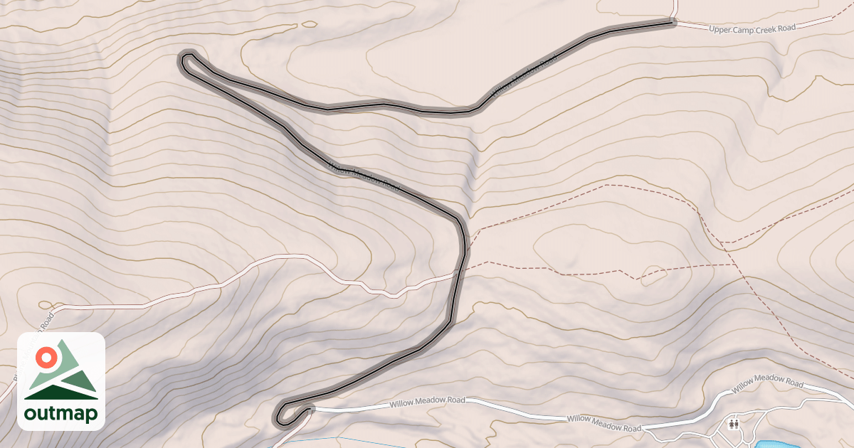 Map of Willow Meadow Road