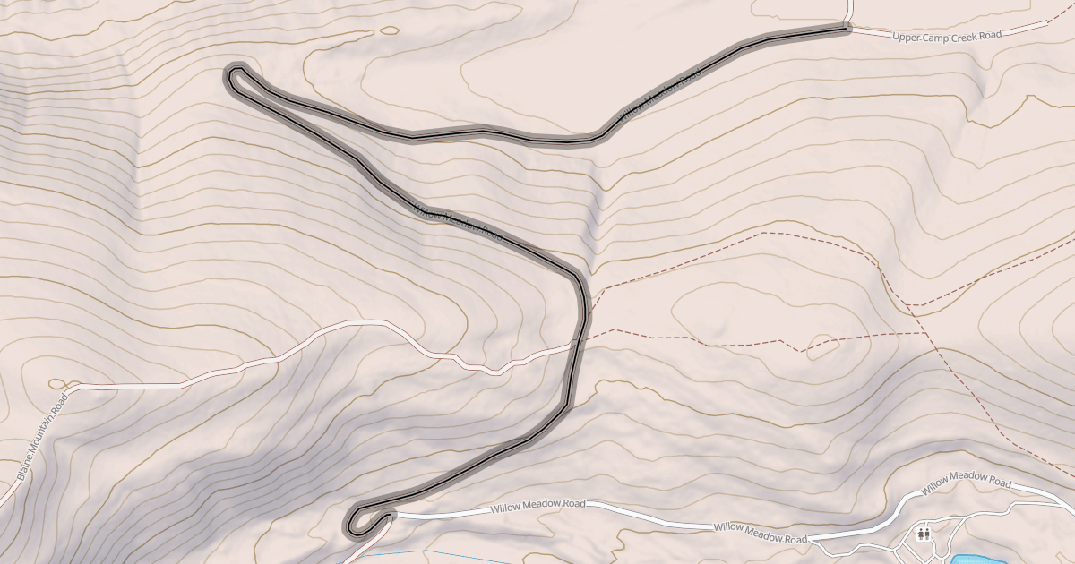 Map preview of Willow Meadow Road