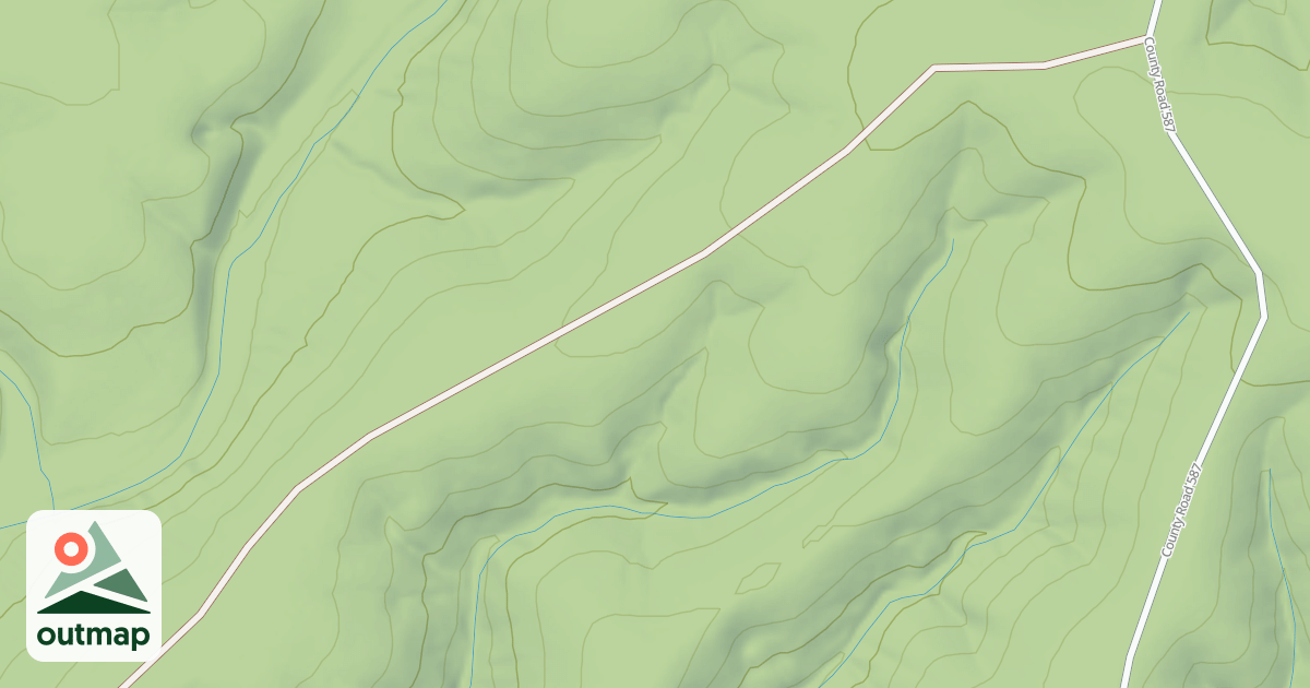 Map of MUD POND SPUR B