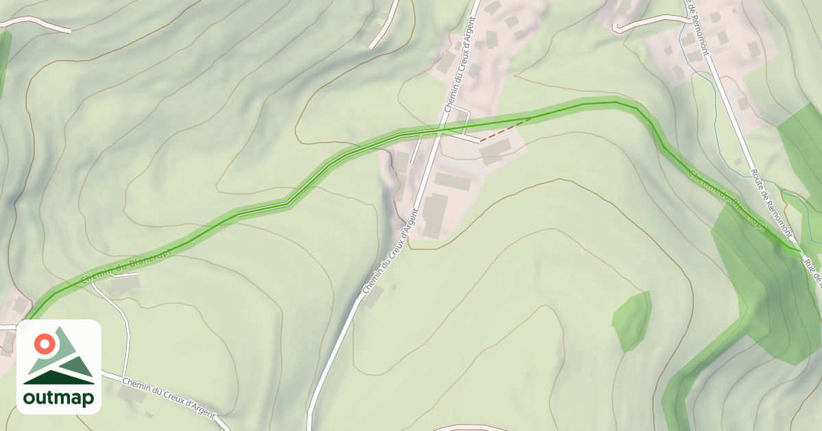 Map of Chemin du Blancrupt