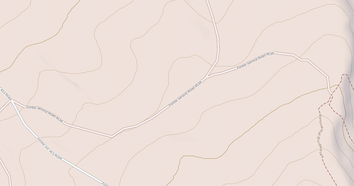 Map preview of USFS National Forest System Roads {D6C13EAD-2634-4204-997A-BA9C121CBA77}
