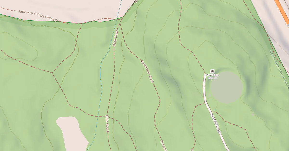 Map preview of Mountain Bike Loop
