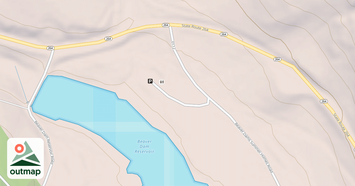 Map of BEAVER DAM RES PARKING NORTH