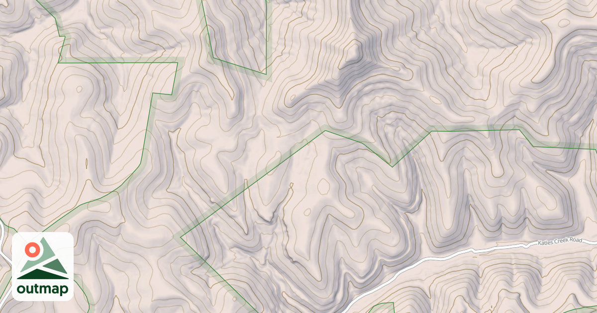 Map of BRIER HOLLOW GAP