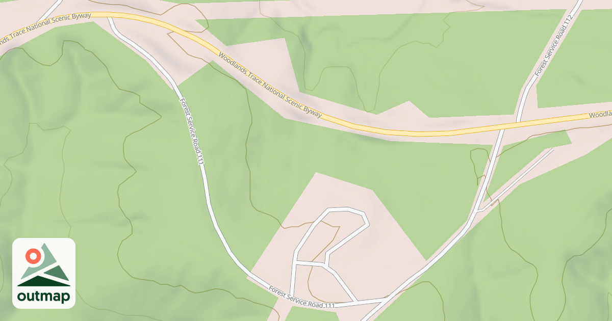 Map of PISGAH POINT ROAD