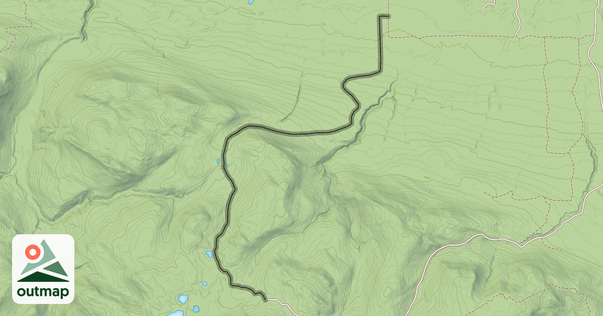 Map of Ch. Keith Coffin ou Route blanche