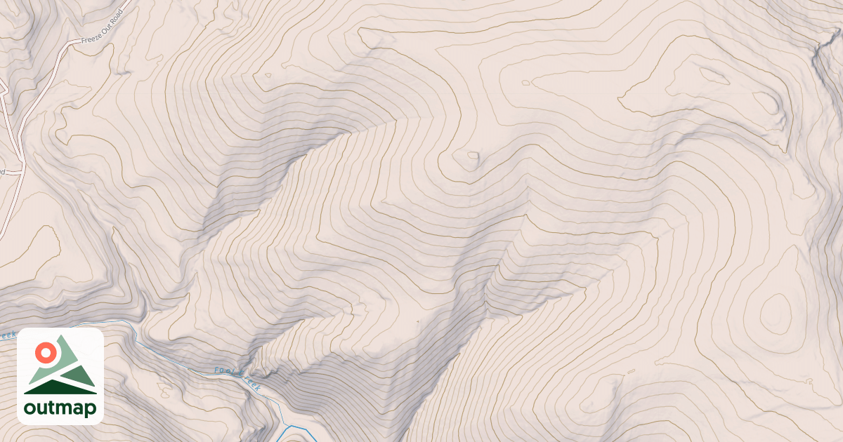 Map of SKULL RIDGE