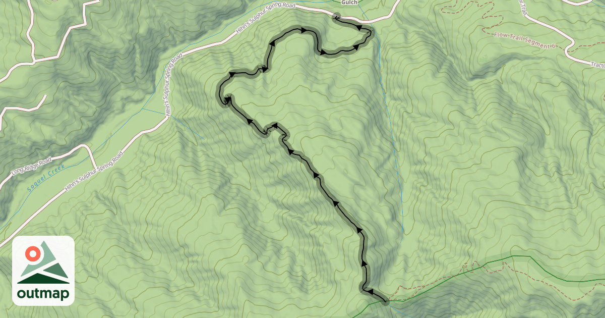 Map of Sawpit Trail
