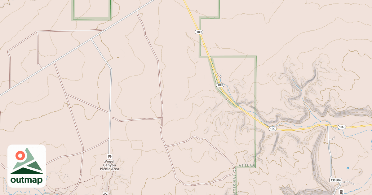 Map of DAVID CANYON A