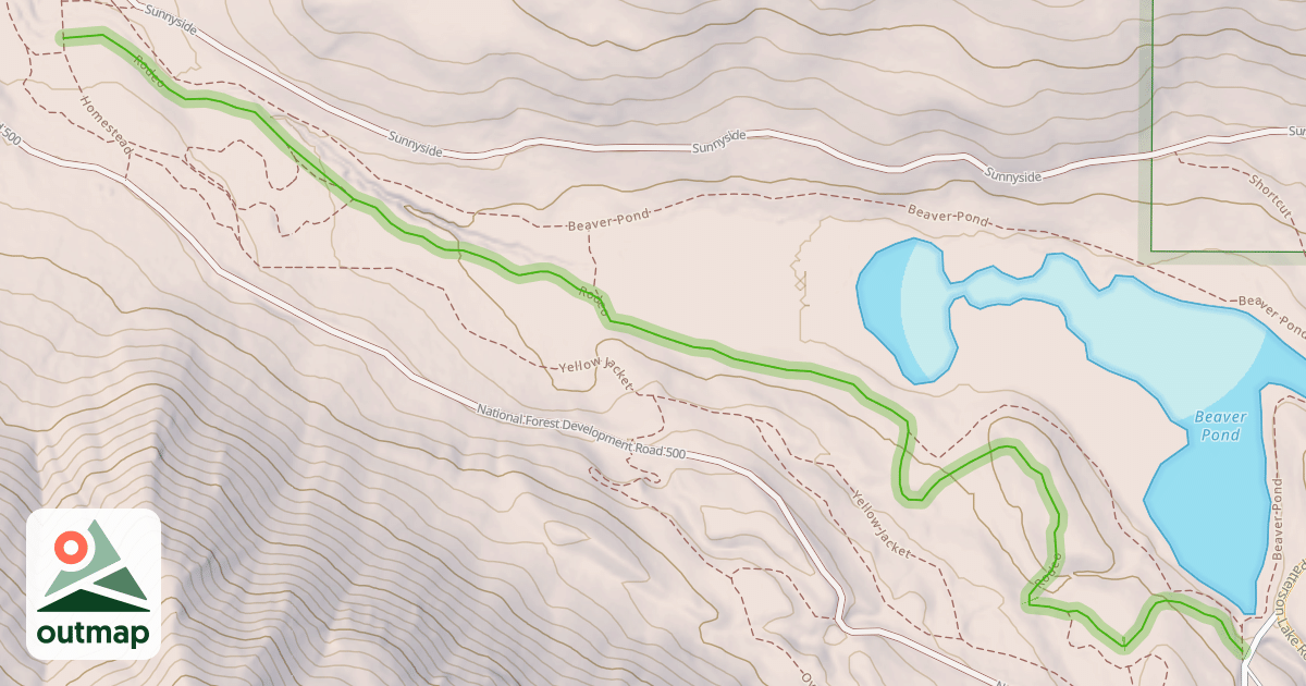 Map of Rodeo Trail