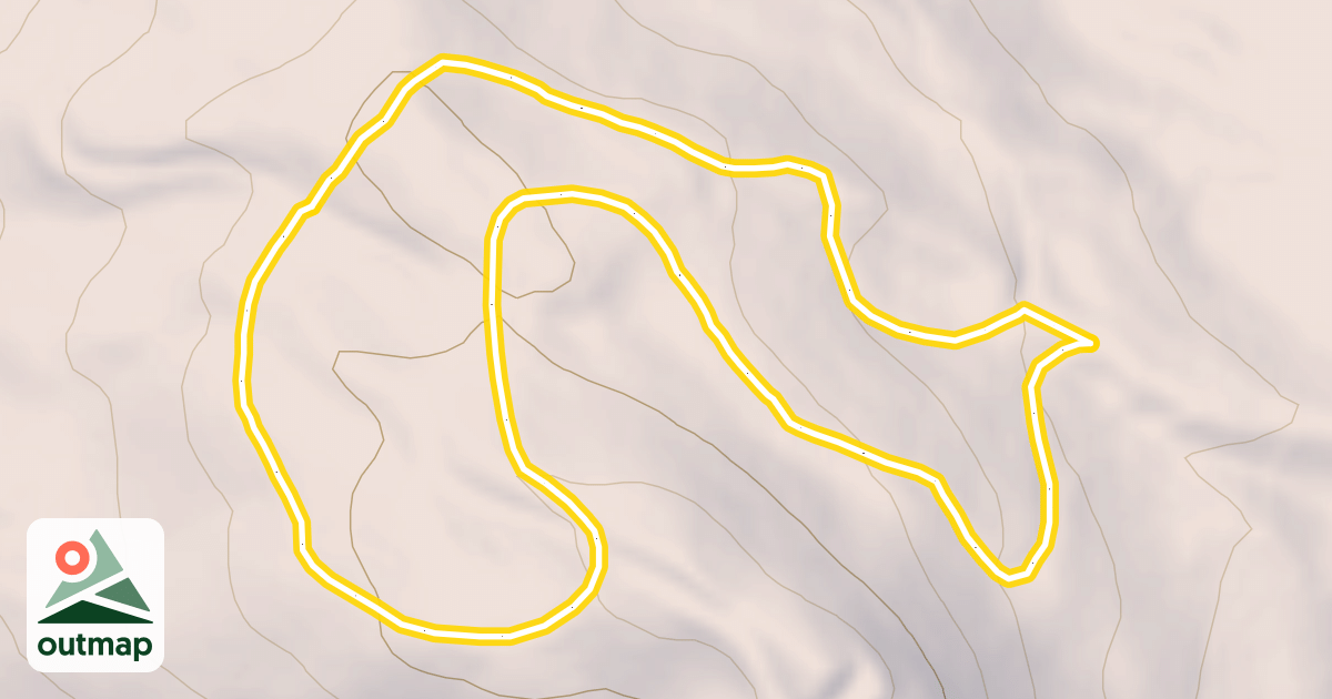 Map of Mt. Ozbaldy Touring Trail