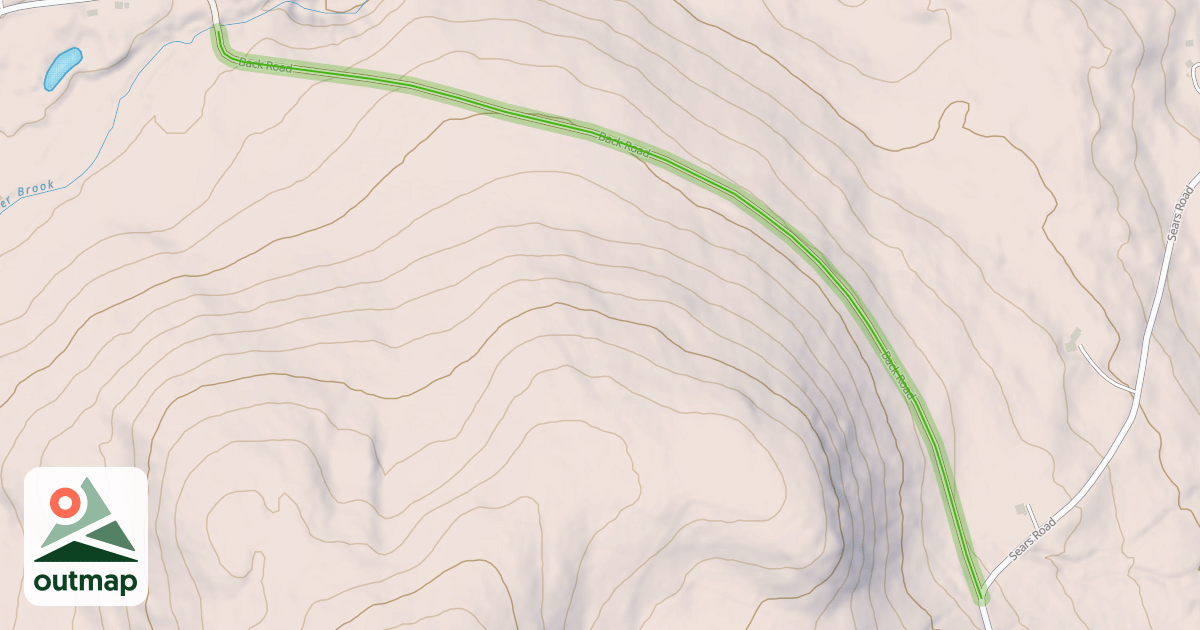 Map of Back Road
