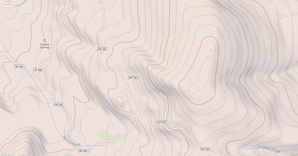 Map preview of USFS Motor Vehicle Use Map Roads {245BCE23-2F24-439F-9682-FC7E7D23956D}
