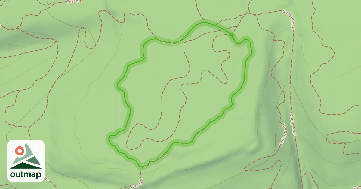 Map of Meadow Loop