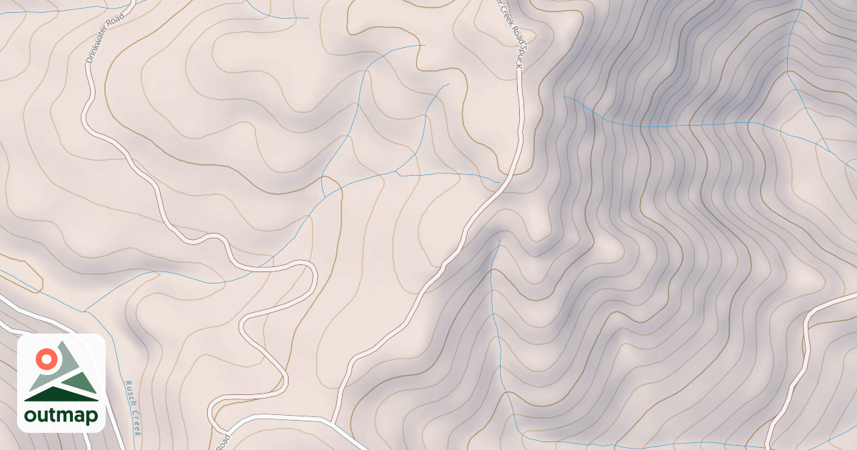 Map of BUTTER CREEK