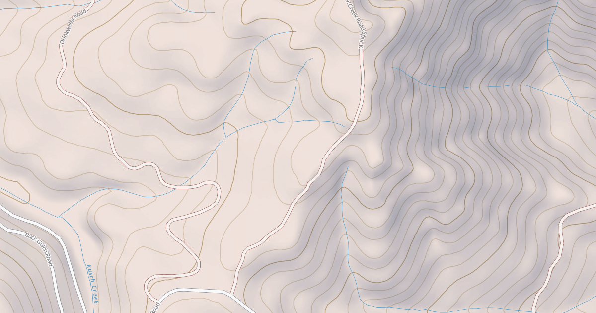 Map preview of BUTTER CREEK