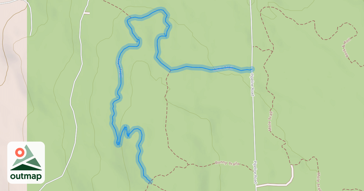 Map of Art's Trail