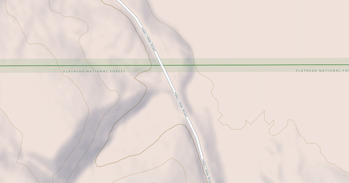 Map preview of YEW CREEK