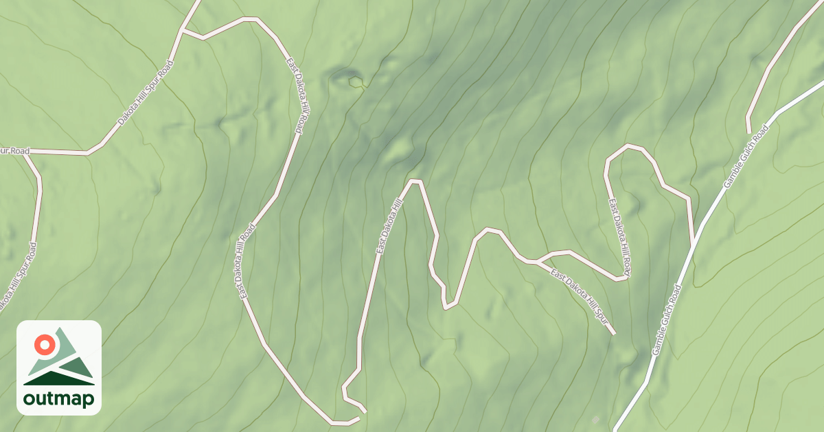 Map of E. DAKOTA HILL