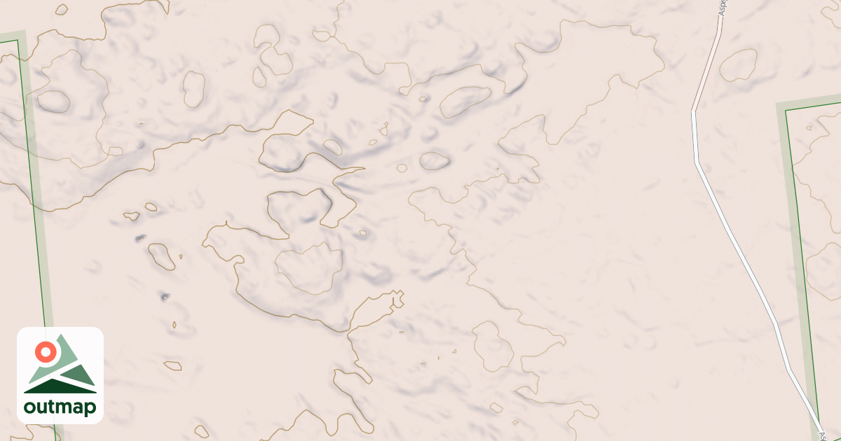 Map of East Gasline Road