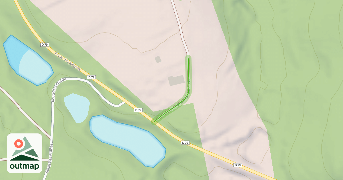 Map of Impasse des Placiauds