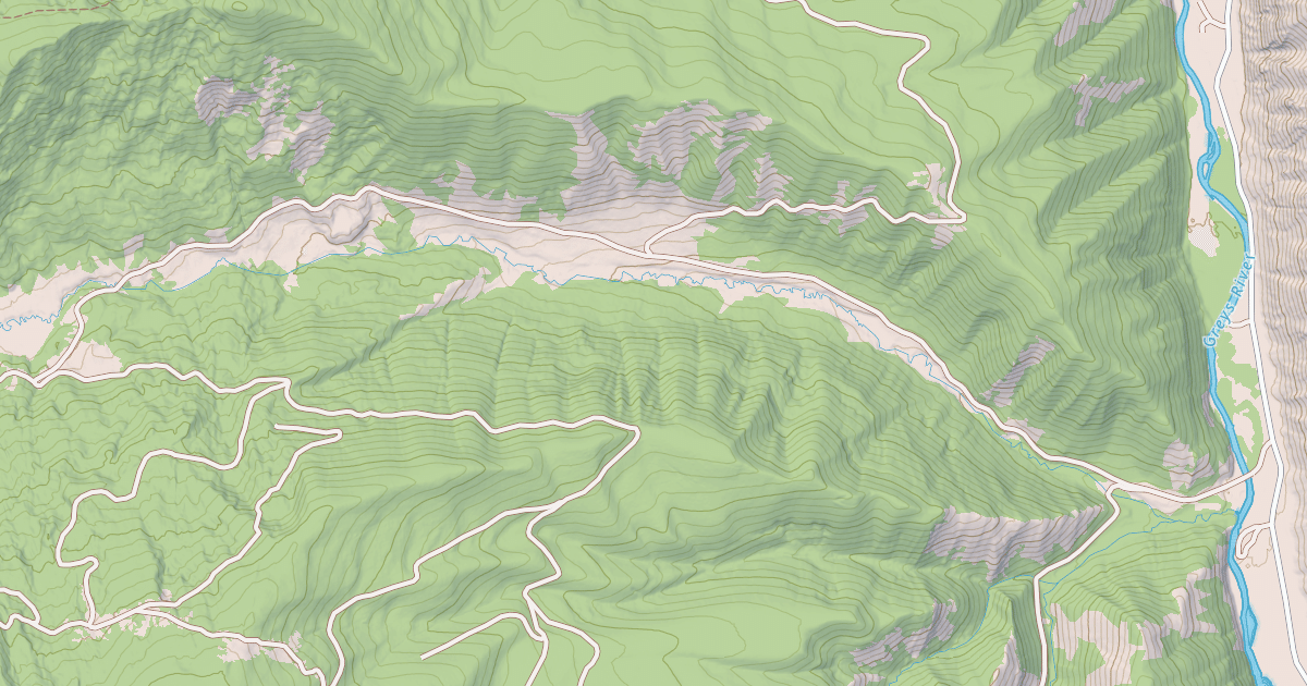 Map preview of NORTH THREE FORKS
