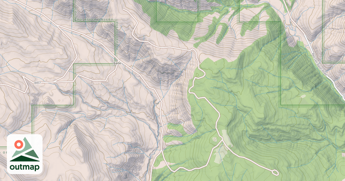 Map of BLM National GTLF Public Motorized Roads 3aee01cd-ab63-4efb-aad0-311534f93c6c