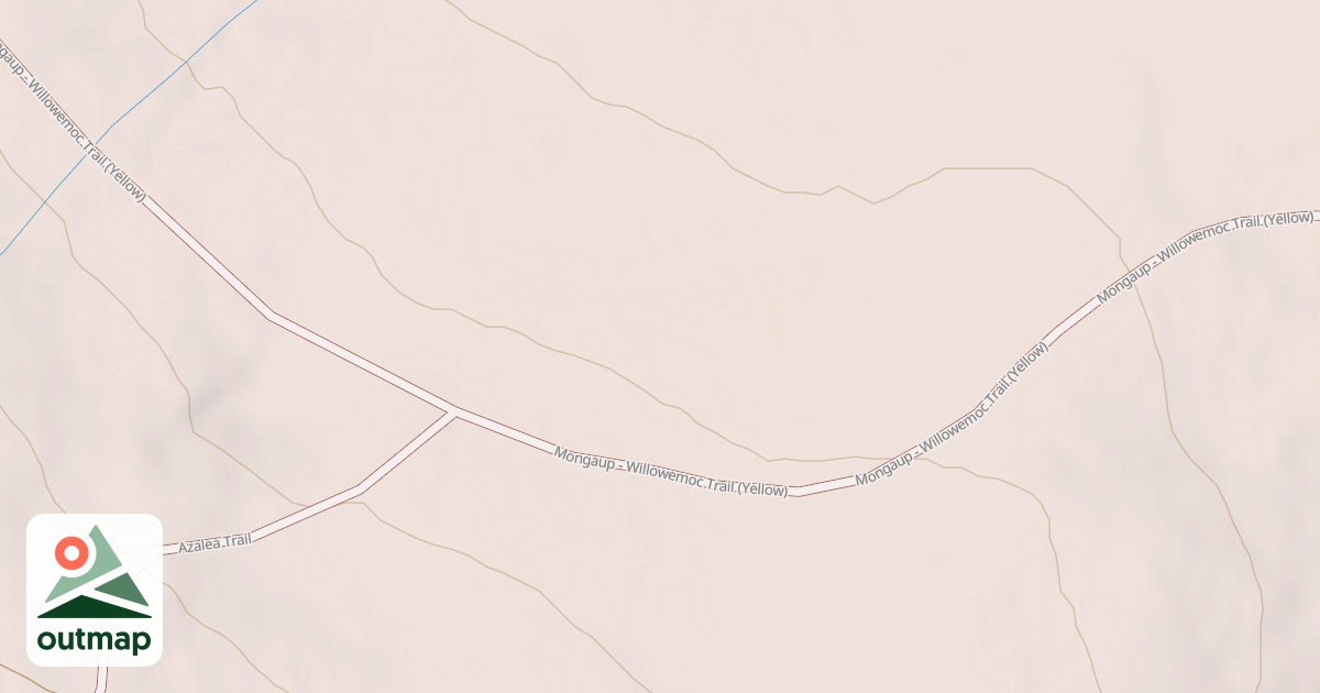 Map of Mongaup Willowemoc Trail
