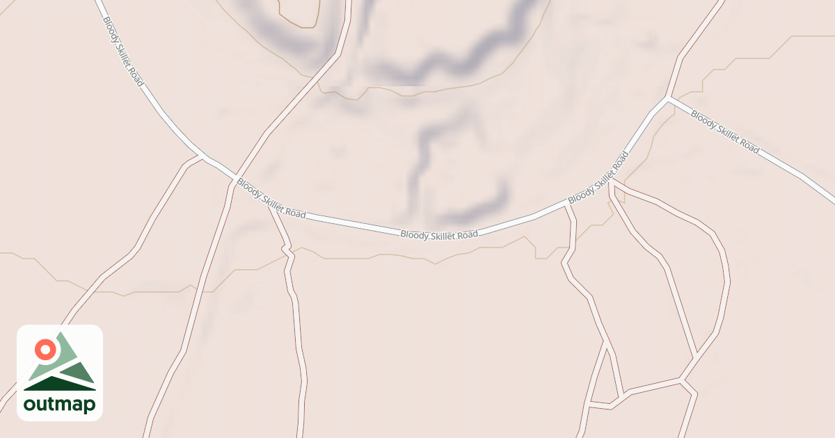 Map of Bloody Skillet ATV Trail