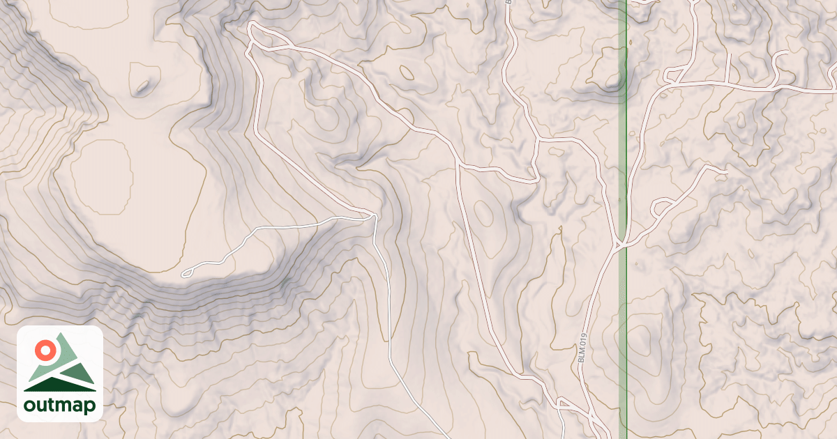 Map of BLM National GTLF Public Motorized Roads f9f97c80-d256-4895-8adb-ac2dedf4bb48