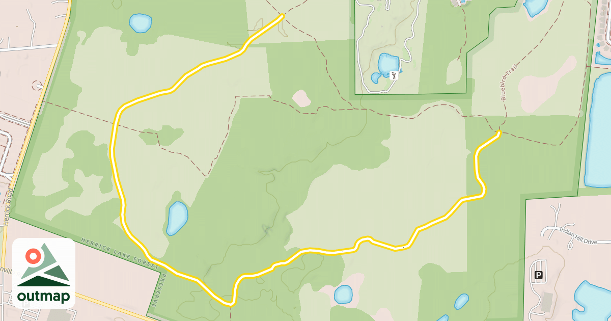Map of Green Heron Trail