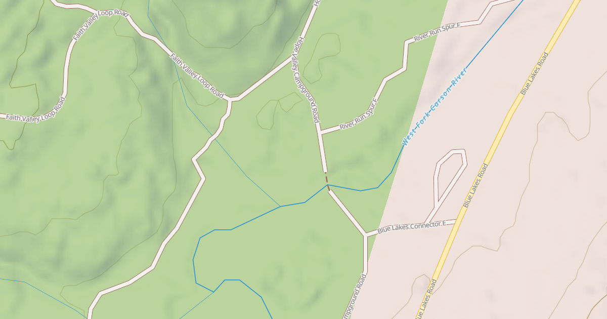 Map preview of HOPE VALLEY LOOP