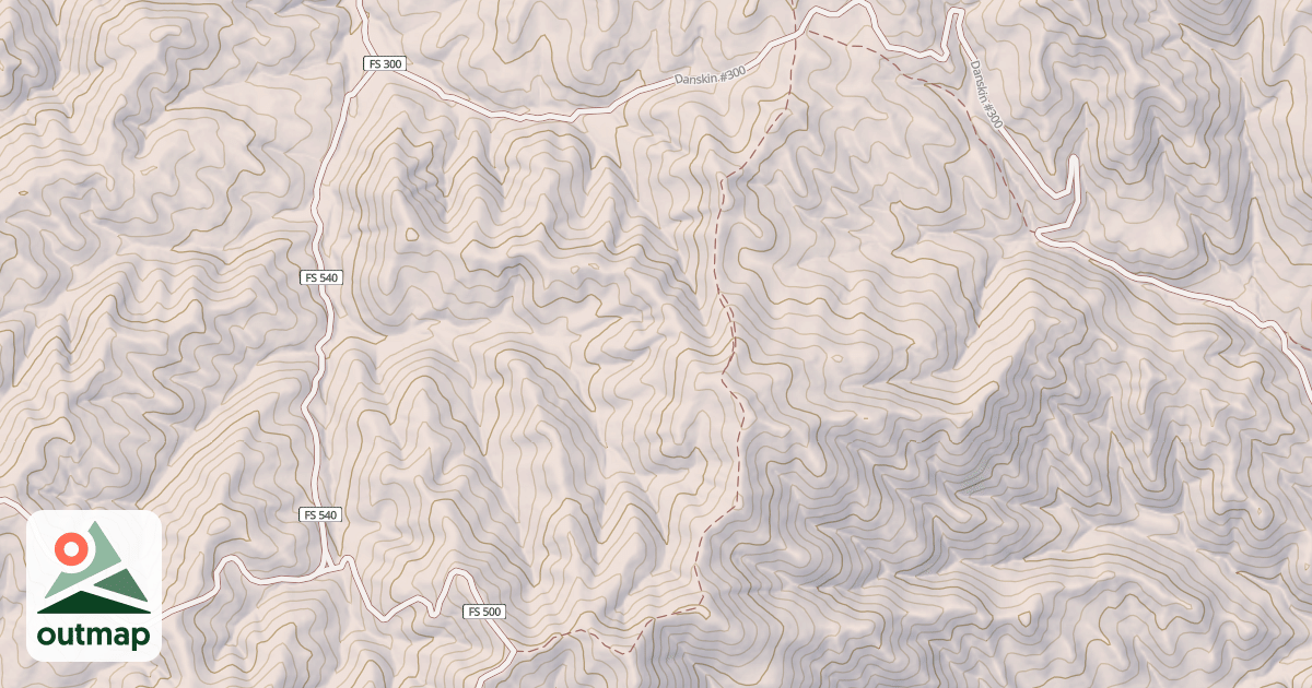 Map of Danskin #542