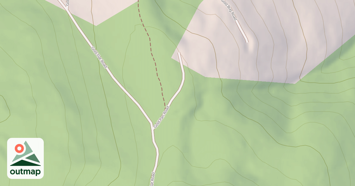 Map of GOLD PAN