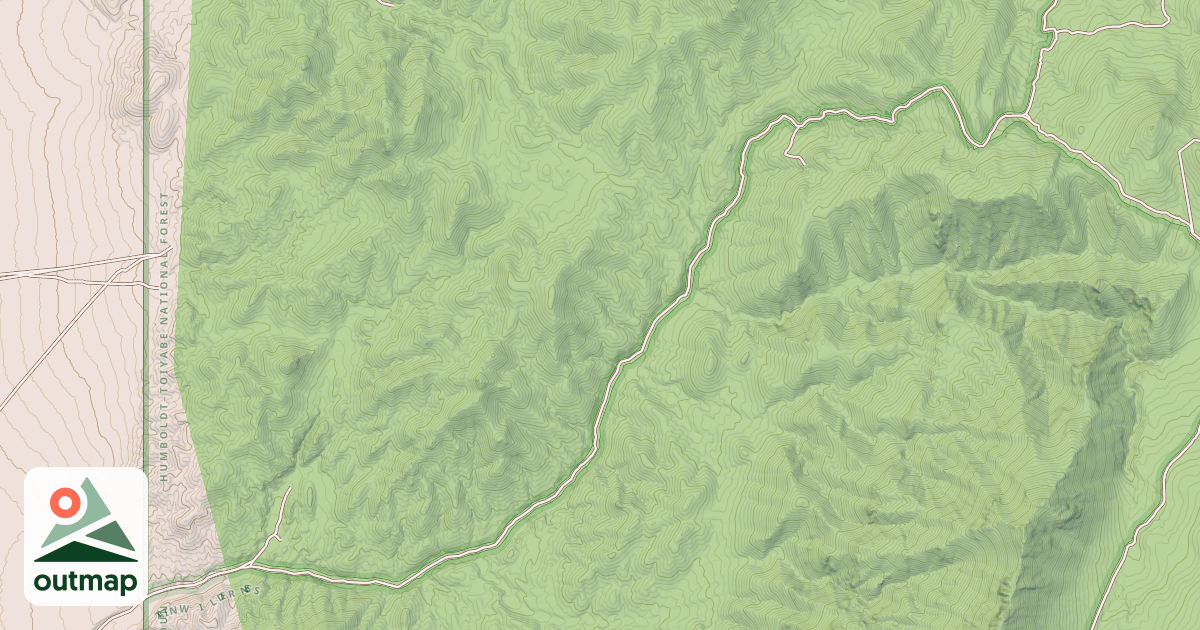 Map of BLACKROCK CANYON