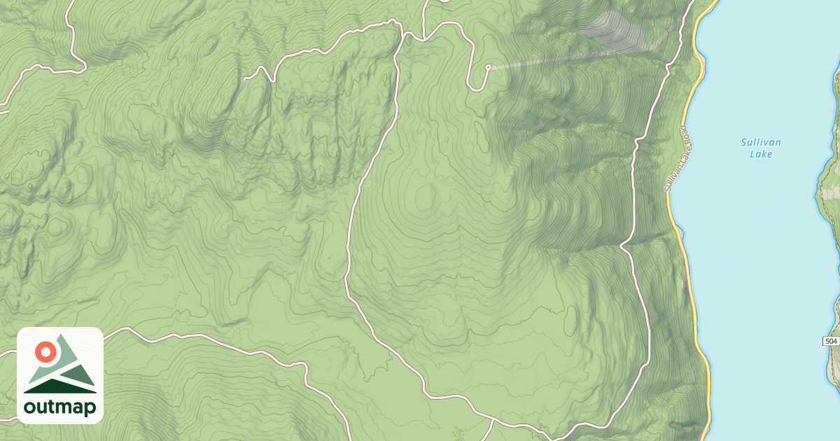 Map of RADIO SPUR