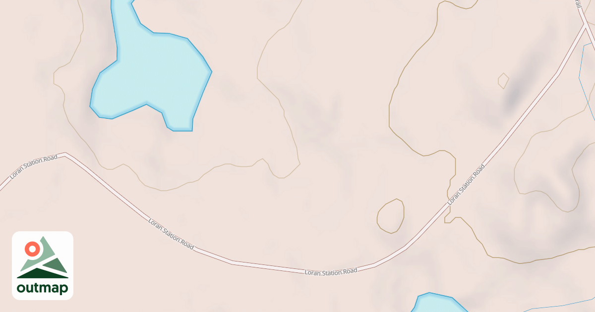 Map of LORAN STATION
