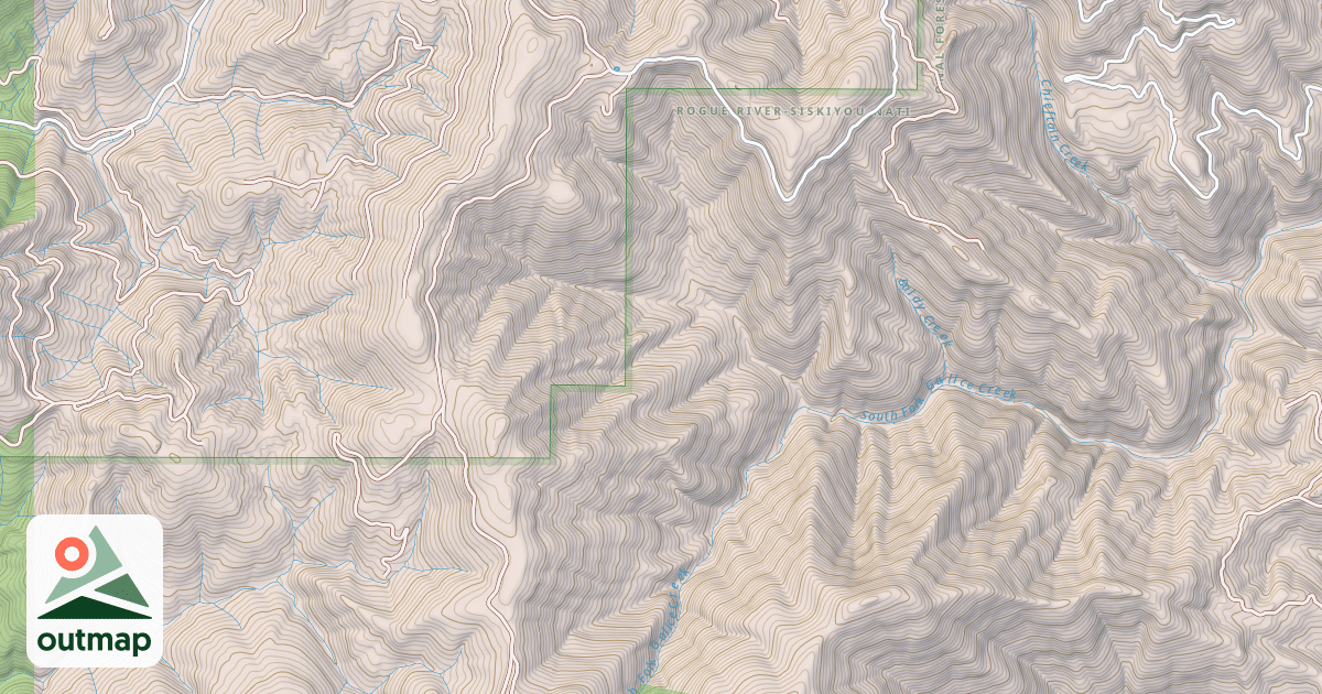Map of CHROME RIDGE