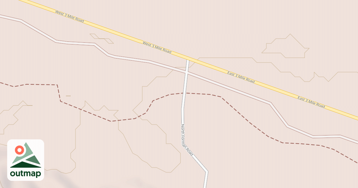 Map of Little Manistee Route