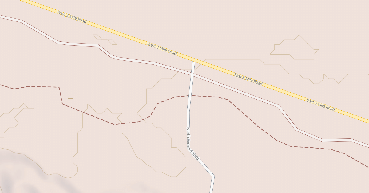 Map preview of Little Manistee Route