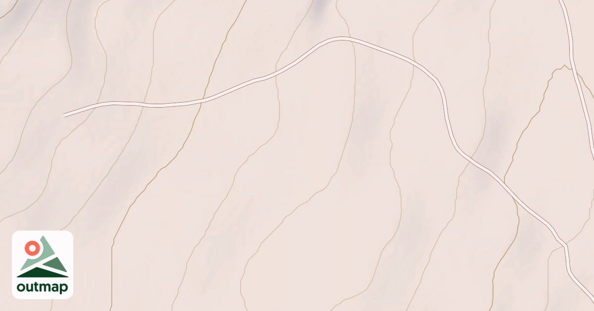 Map of EAST CAVE RIDGE