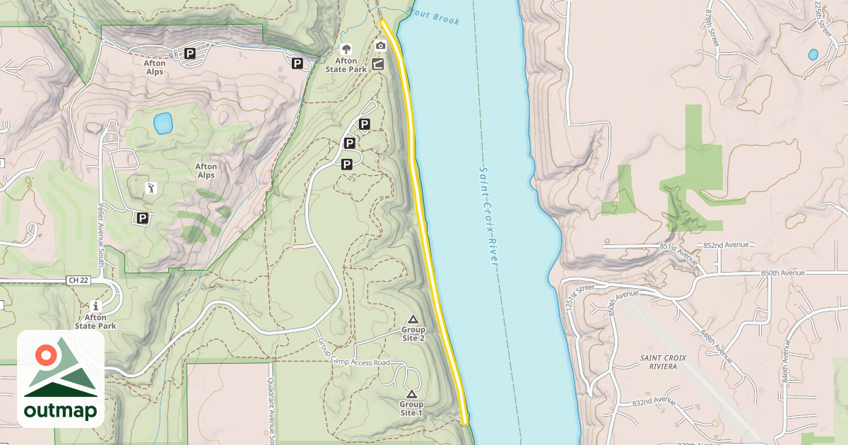 Map of South River Trail