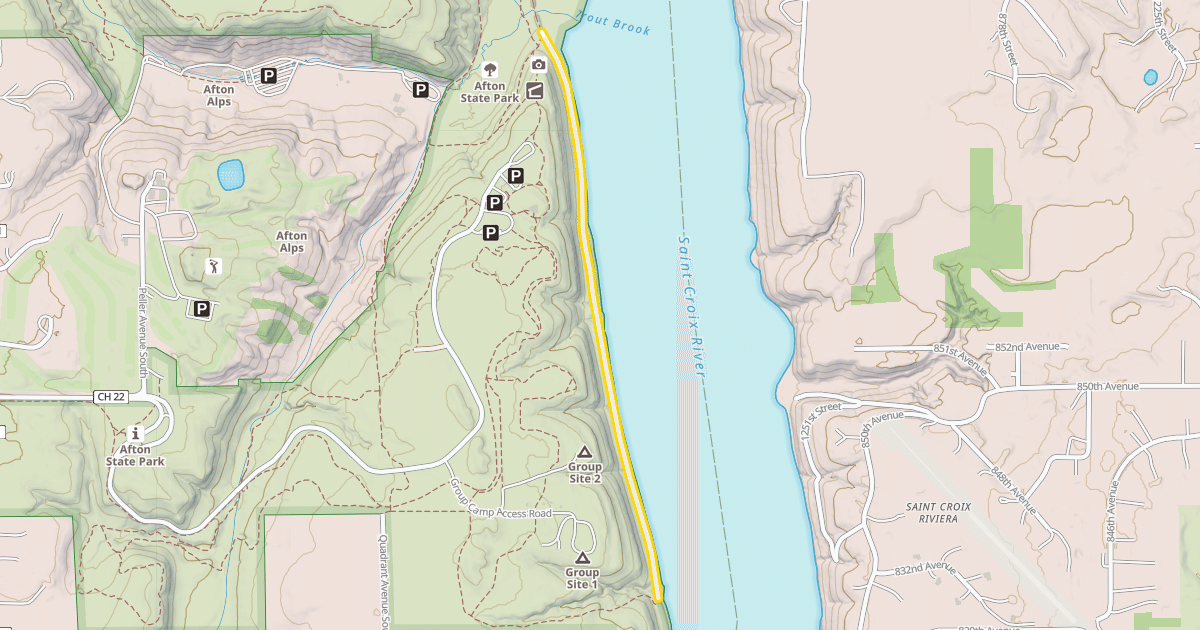Map preview of South River Trail